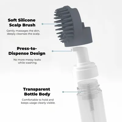 Petopia Brosse de bain 2 en 1 pour chien et chat