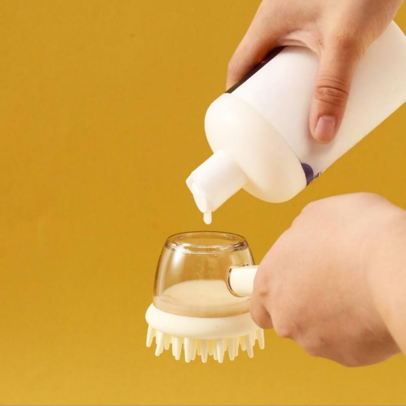 Petopia Brosse de bain pour animal de compagnie