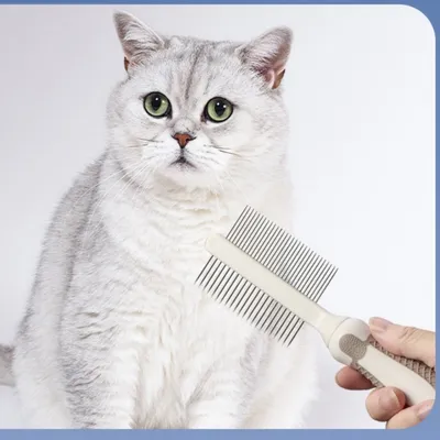 Petopia  Peigne double face pour animaux de compagnie