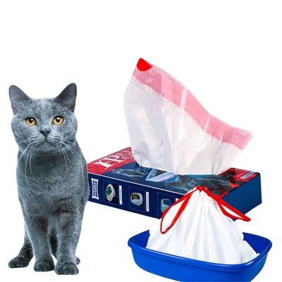 Pet Planet Lignes de bac à litière pour chat résistantes avec cordons Grand