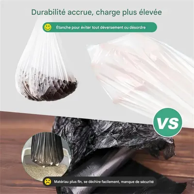 IntiMeg Lot de 40 sacs à litière pour chat