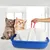 Pet Planet Lignes de bac à litière pour chat résistantes avec cordons