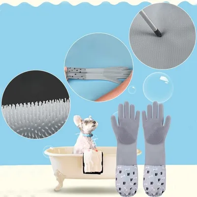 Pet Planet Animaux de Compagnie Gants de Beauté en Silicone