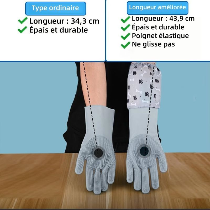 Pet Planet Animaux de Compagnie Gants de Beauté en Silicone