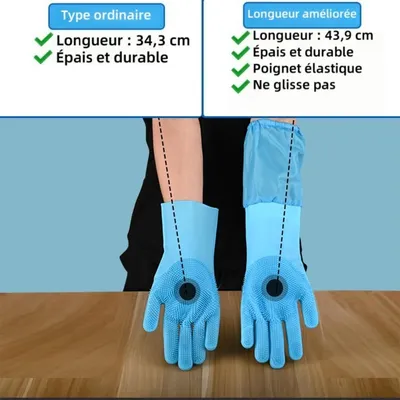 Pet Planet Animaux de Compagnie Gants de Beauté en Silicone