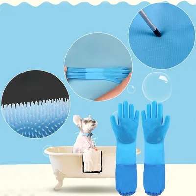 Pet Planet Animaux de Compagnie Gants de Beauté en Silicone