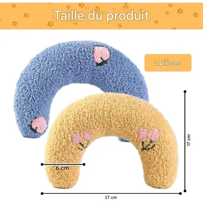 Pet Planet Chats Et Chiots Oreiller En Forme De U