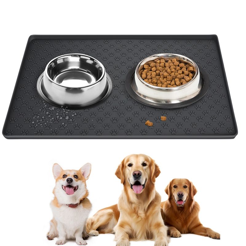 Pet Planet Tapis d'alimentation en silicone