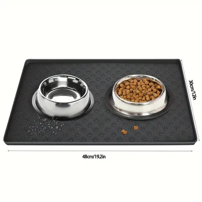 Pet Planet Tapis d'alimentation en silicone
