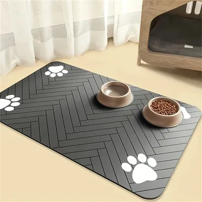 Pet Planet Tapis d'alimentation en argile diatomée 40×60cm