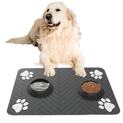Pet Planet Tapis d'alimentation en argile diatomée 40×60cm