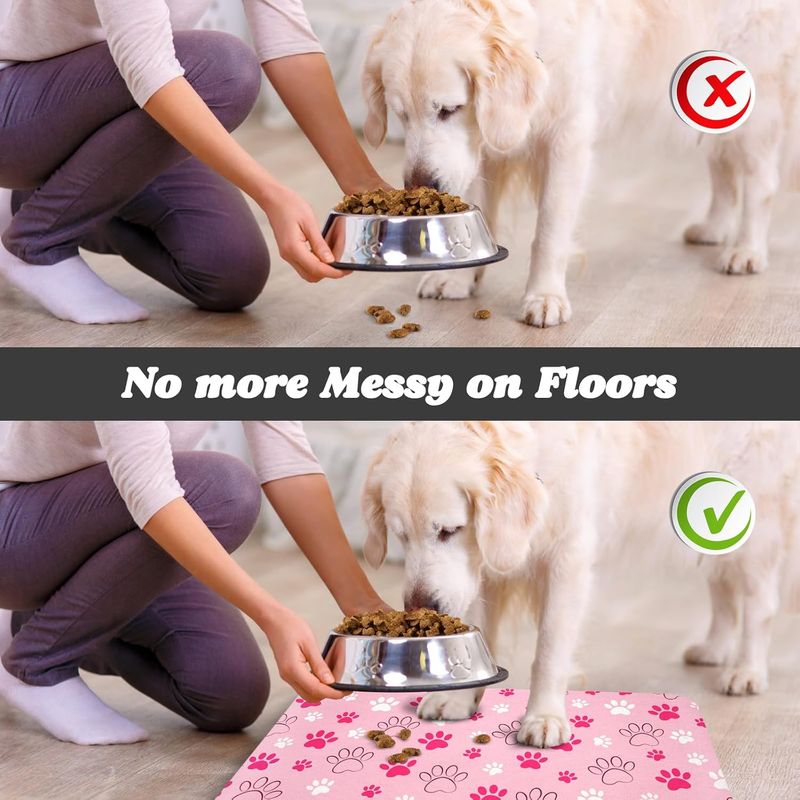 UAMLY Tapis de nourriture pour chien