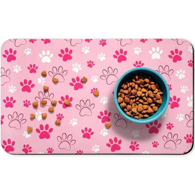 UAMLY Alfombrilla para comida de perro