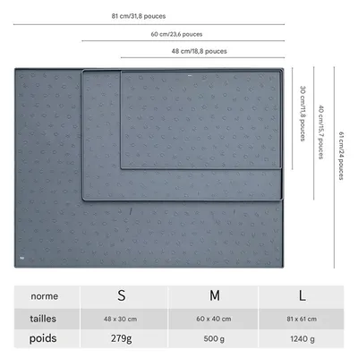 IntiMeg Tapis pour gamelle en silicone pour chien