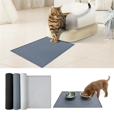 IntiMeg Tapis pour gamelle en silicone pour chien