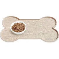 UAMLY Tapis de gamelle antidérapant en silicone pour chien