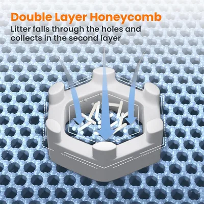 IntiMeg Tapis de litière pour chat 60x45cm