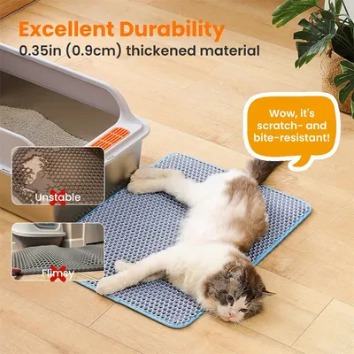IntiMeg Tapis de litière pour chat 60x45cm
