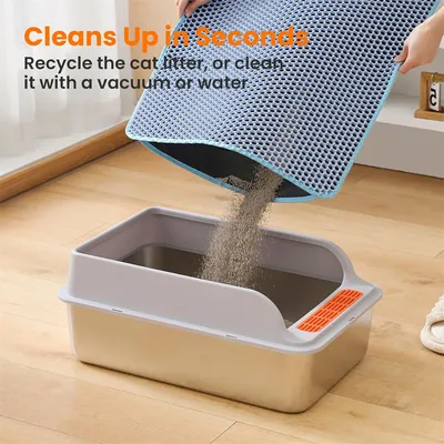 IntiMeg Tapis de litière pour chat 60x45cm