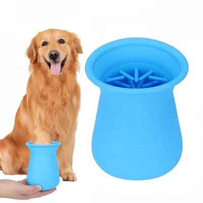 FurryFusion Vaso de silicona para lavar las patas de perro