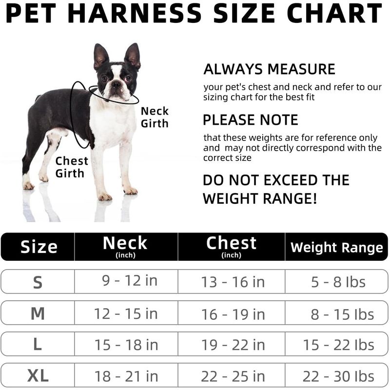 Harnais pour chien Anti - tir  Réglable Avec laisse Réfléchissant