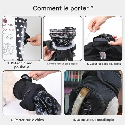 IntiMeg Pantalon de collecte de déjections canines