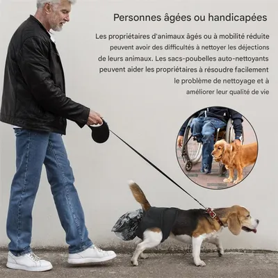 IntiMeg Pantalon de collecte de déjections canines
