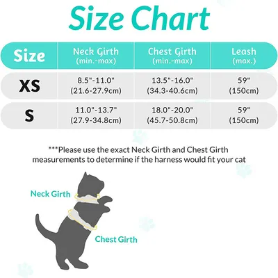 UAMLY Harnais et laisses réfléchissants pour chats(Vert)