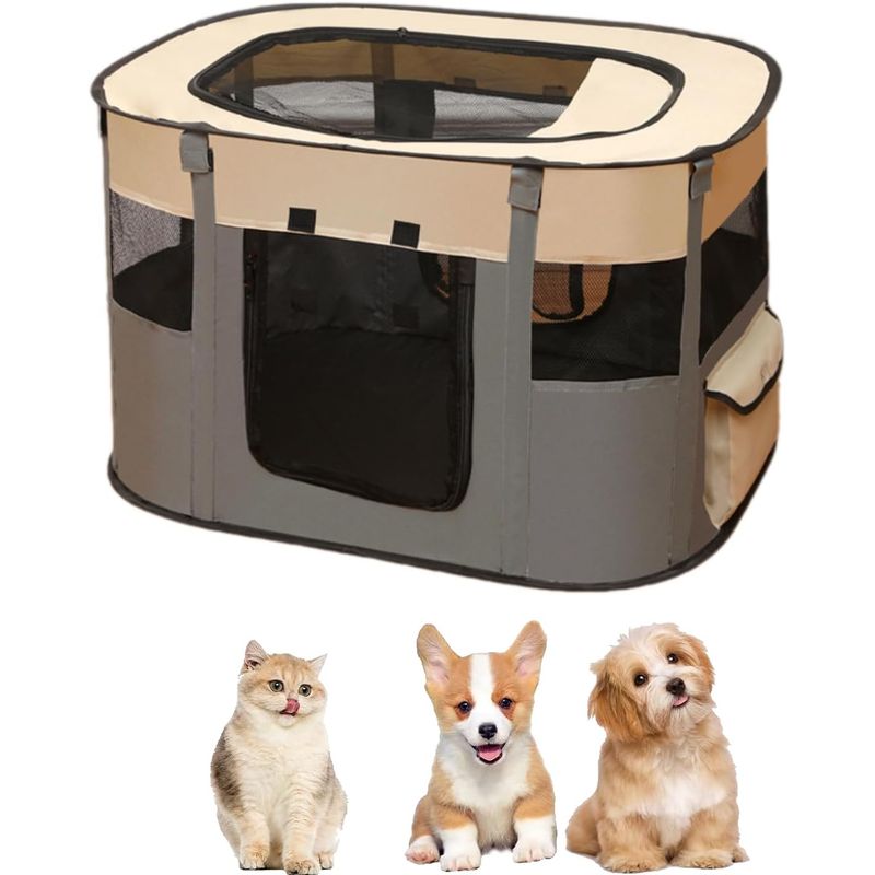 UAMLY Parc pliable pour animaux de compagnie - pour chien et chat