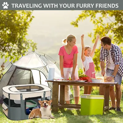 UAMLY Parc pliable pour animaux de compagnie - pour chien et chat