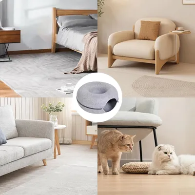 UAMLY Lit tunnel pliable pour chat