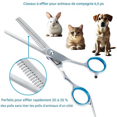 Pet Planet Chiens et Chats Ciseaux de ToilettageSet Ciseaux de Toilettage