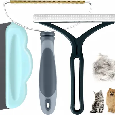Pet Planet Chiens/Chats Trois - Pack Épilateur pour Animaux de Compagnie
