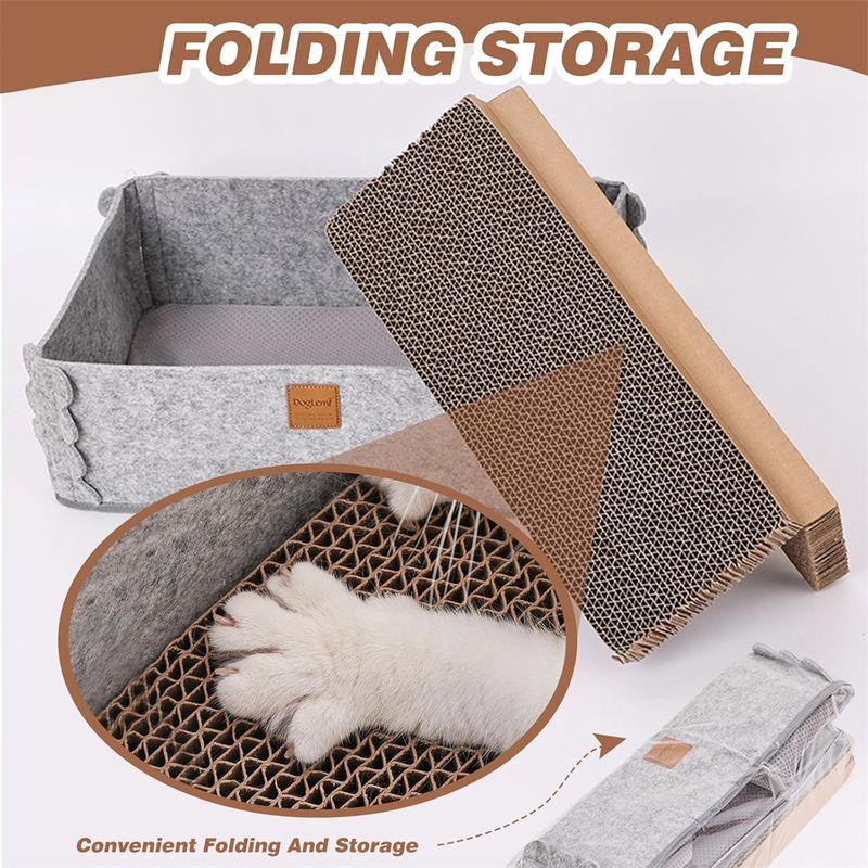 IntiMeg Griffoir pour chat en carton ondulé