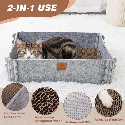 IntiMeg Griffoir pour chat en carton ondulé
