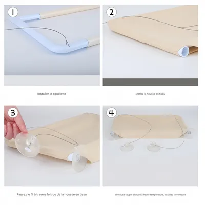 FurryFusion Hamac pour chat monté sur fenêtre