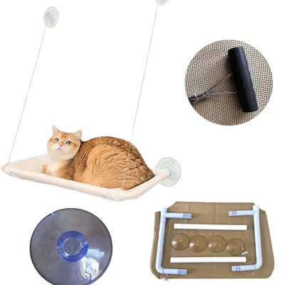 FurryFusion Hamac pour chat monté sur fenêtre