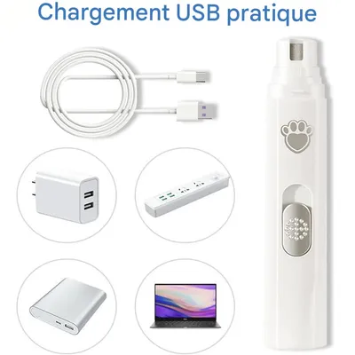 IntiMeg Broyeur d'ongles Ciseaux à griffes pour animaux