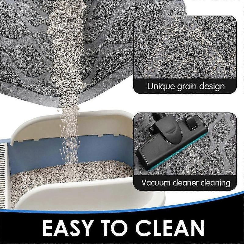 UAMLY Tapis de litière pour chat, antidérapant