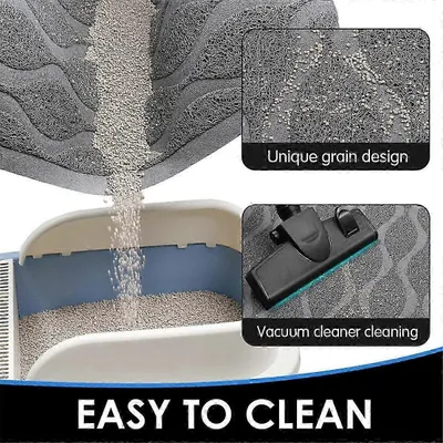 UAMLY Tapis de litière pour chat, antidérapant