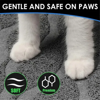 UAMLY Tapis de litière pour chat, antidérapant