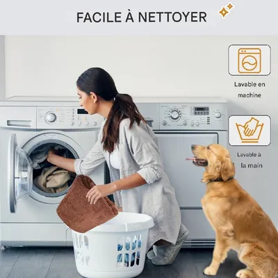 Petopia Peignoir en Microfibre pour Chien Moyen et Grand