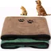 Pet Planet Chiens ServiettesSet Lot de 2 Serviettes de Bain en Microfibre