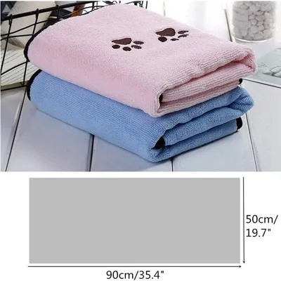 Pet Planet Chiens ServiettesSet Lot de 2 Serviettes de Bain en Microfibre