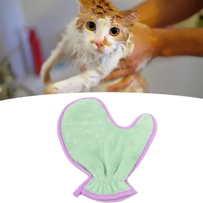 IntiMeg Gants en serviette pour chat