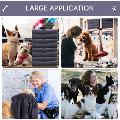 Pet Planet Chiens/Chats Quatre-Piece Serviettes