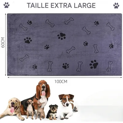 Pet Planet Chiens/Chats Quatre-Piece Serviettes