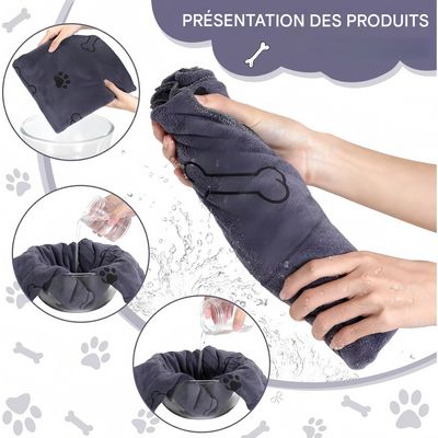 Pet Planet Chiens/Chats Quatre-Piece Serviettes