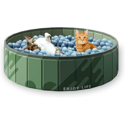 UAMLY Parc à balles pour chat - Parc pliable pour animaux de compagnie