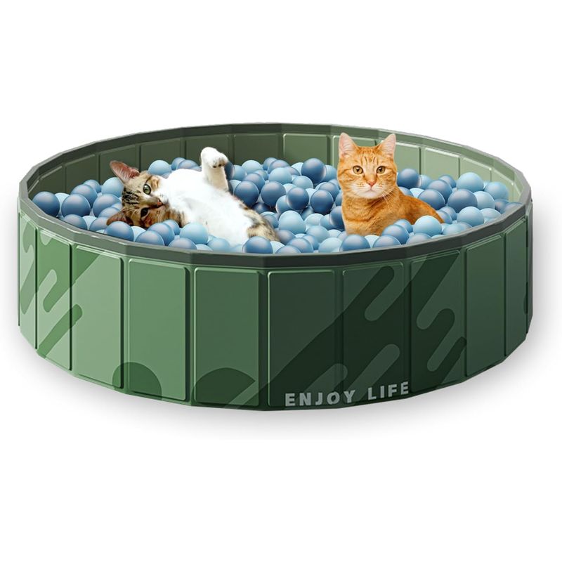 UAMLY Parc à balles pour chat - Parc pliable pour animaux de compagnie